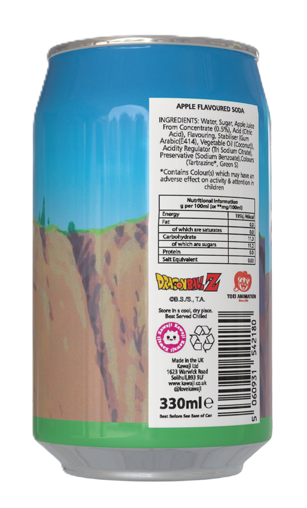 Dragon Ball Z Vegito's Apple Fusion - Green Apple Flavour Soda
