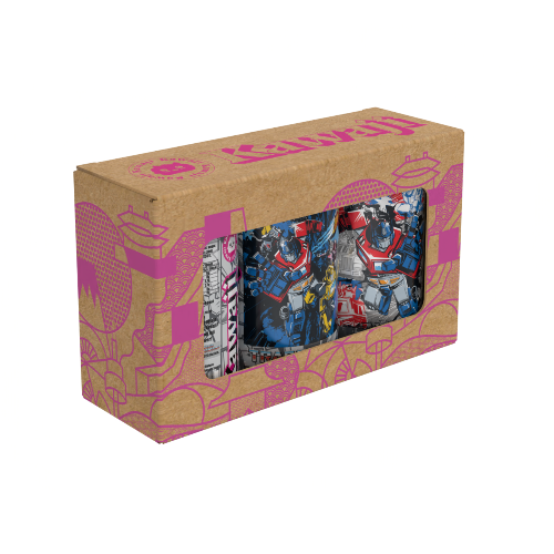 Transformers Optimus Primeberry - Strawberry Flavour Soda Can 330ml Standard