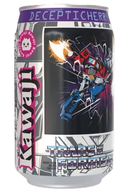 Transformers  Decepticherry - Cherry Vanilla Soda Flavour Can 330ml Standard