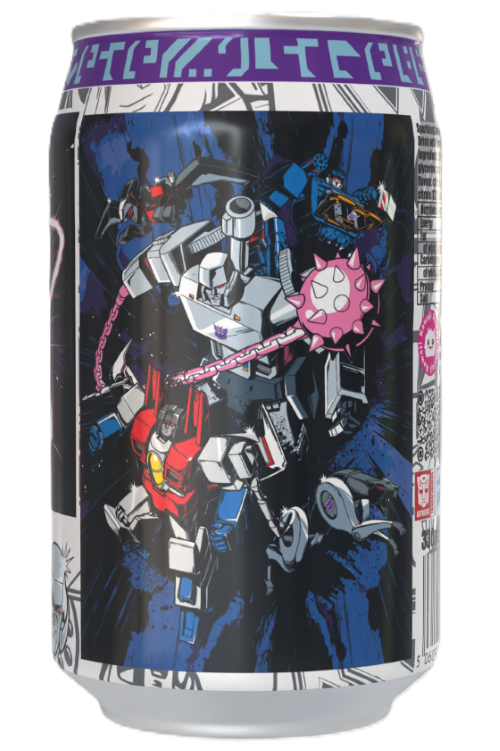 Transformers  Decepticherry - Cherry Vanilla Soda Flavour Can 330ml Standard