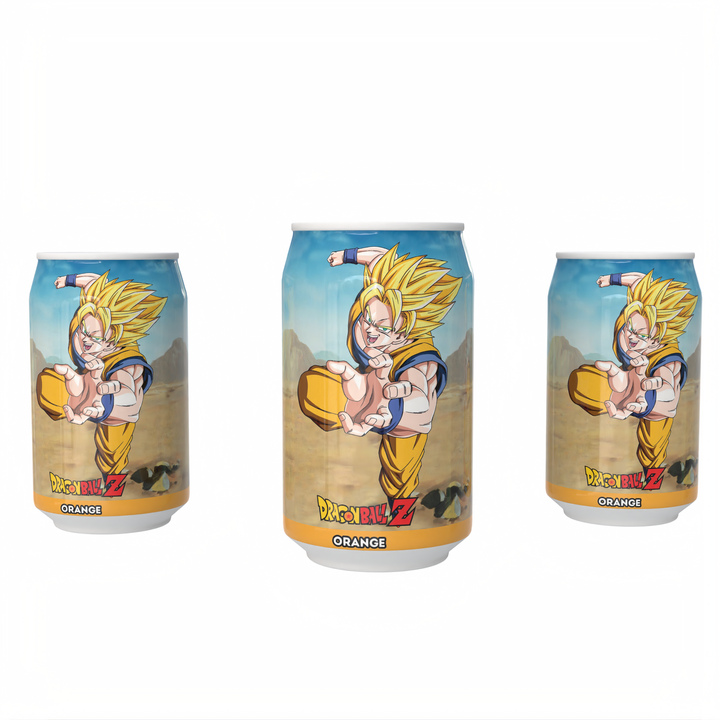 Dragon Ball Z Goku's Orange Blast - Orange Flavour Soda Can 330ml