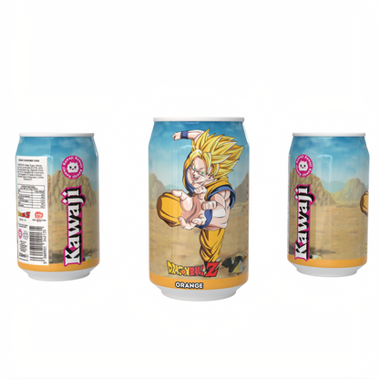 Dragon Ball Z Goku's Orange Blast - Orange Flavour Soda Can 330ml