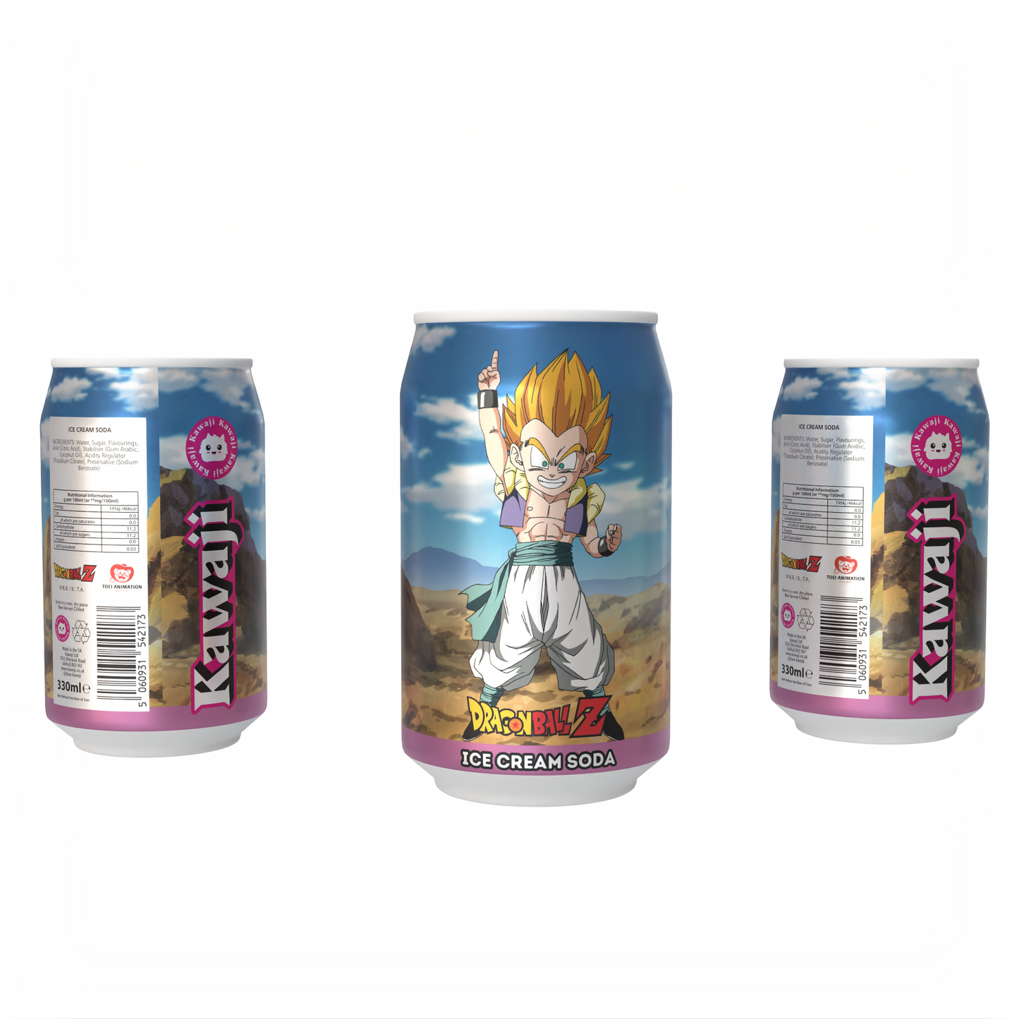 Dragon Ball Z Gotenks' Galactic Freeze -  Ice Cream Flavour Soda