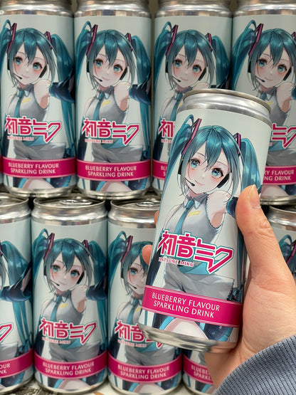 "Classic" Hatsune Miku Wave 2 - Blueberry Soda 330ml Sleek Can