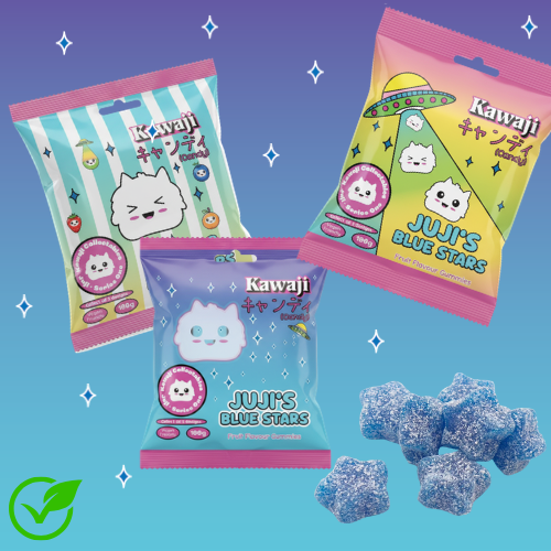 Juji’s Blue Stars – Series One Collectable Gummies (100g)