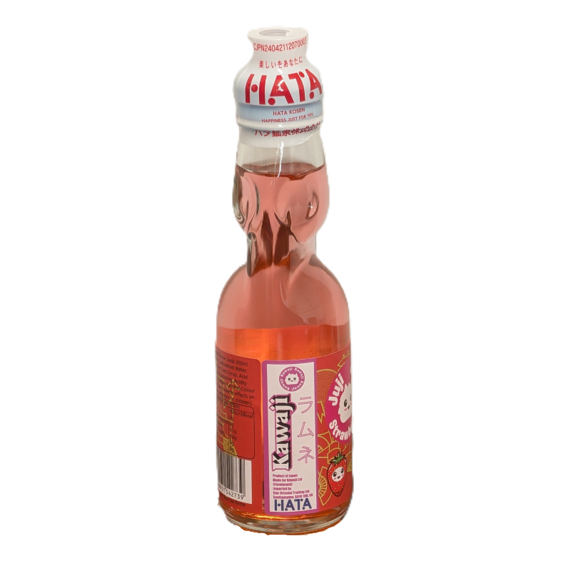 Juji Juice - Strawberry Flavour Ramune 200ml