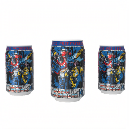 Transformers  Optimus Primeberry - Strawberry  Flavour Soda Can 330ml Standard
