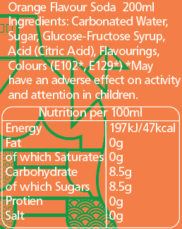 Juji Juice - Orange Flavour Ramune