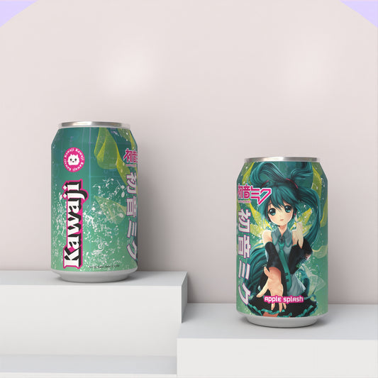 Limited Edition Hatsune Miku Apple Splash  Soda Can 330ml