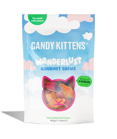 Candy Kittens Wanderlust 140g x12 Unit Clipstrip