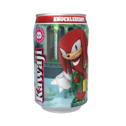 Sonic the Hedgehog Knuckleberry- Summer Fruits  Flavour Soda Can 330ml Standard