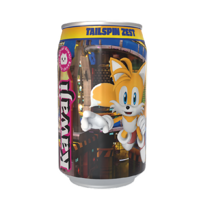 Sonic the Hedgehog Tailspin Zest - Orange  Flavour Soda Can 330ml Standard