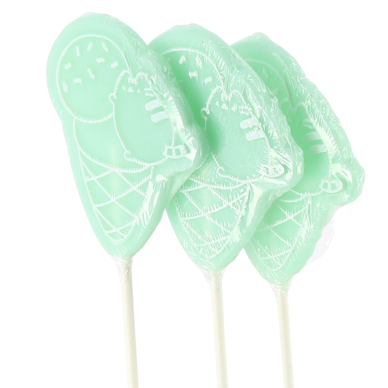 Pusheen Ice Cream Lollipops (Green) 60g