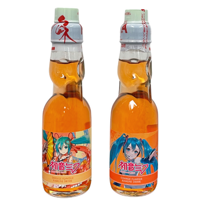 Hatsune Miku Orange Flavour Ramune Soda 200ml